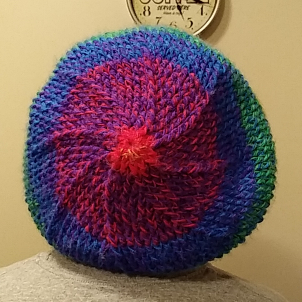 Warm winter hat hand made